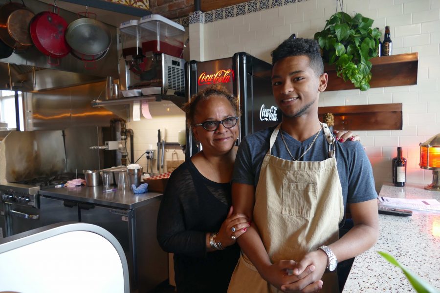 Alberta and son Khalil are excited to see the future of Pik Nik after their recent opening.