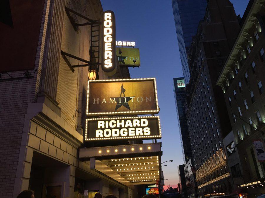 “Hamilton,” the hottest show on Broadway.