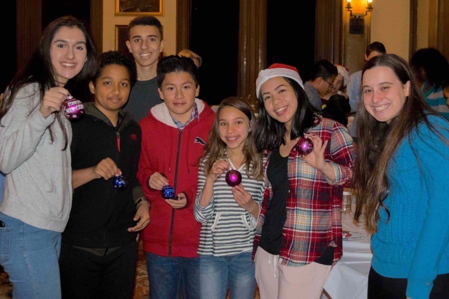 The Hudson Scholars and Hackley students continued their partnership with a holiday gathering.