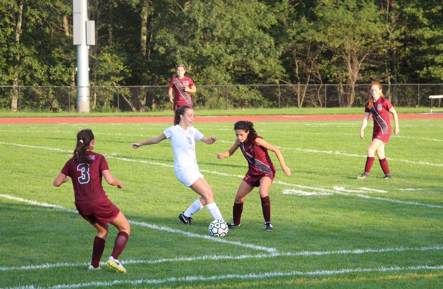 Senior Laura Walter-McNeill looks to lead the team in another successful season for Varsity Girls’ Soccer.