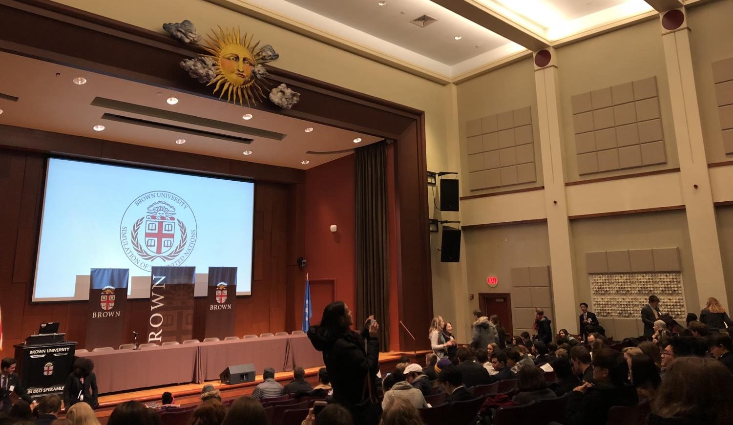Dr. Atiya Martin, with a certified emergency manager, with a past in public health, spoke at the BUSUN opening ceremony. Her speech focused on resilience after natural disaster.