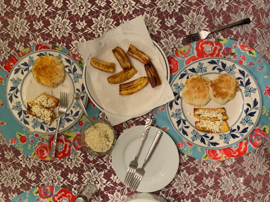 Chalan and her mom cook Llapingachos and Platanos con queso together in honoring their Ecuadorian roots. After cooking, the two are ready to dig in!