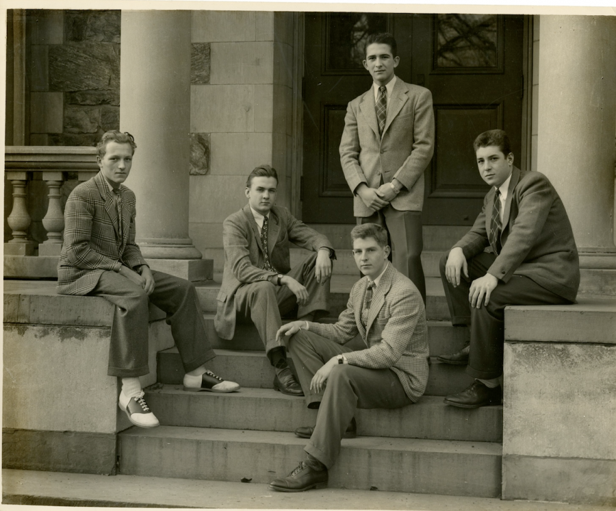 Hackley students dress to impress and pose in this blast from the past.