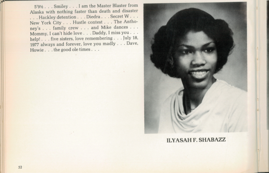 Ilyasah Shabazz, alumna, author, and daughter of Malcolm X, reflects on her time at Hackley