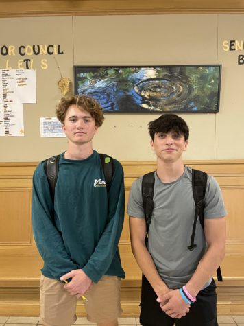 Jack Yalmokas(Left) and Matthew          Kearns(Right) are planning on leading the Midnight Run club next year. Both have been dedicated members of the club since their freshman year and love the experience. Jack and Matthew hope to continue the clubs success.