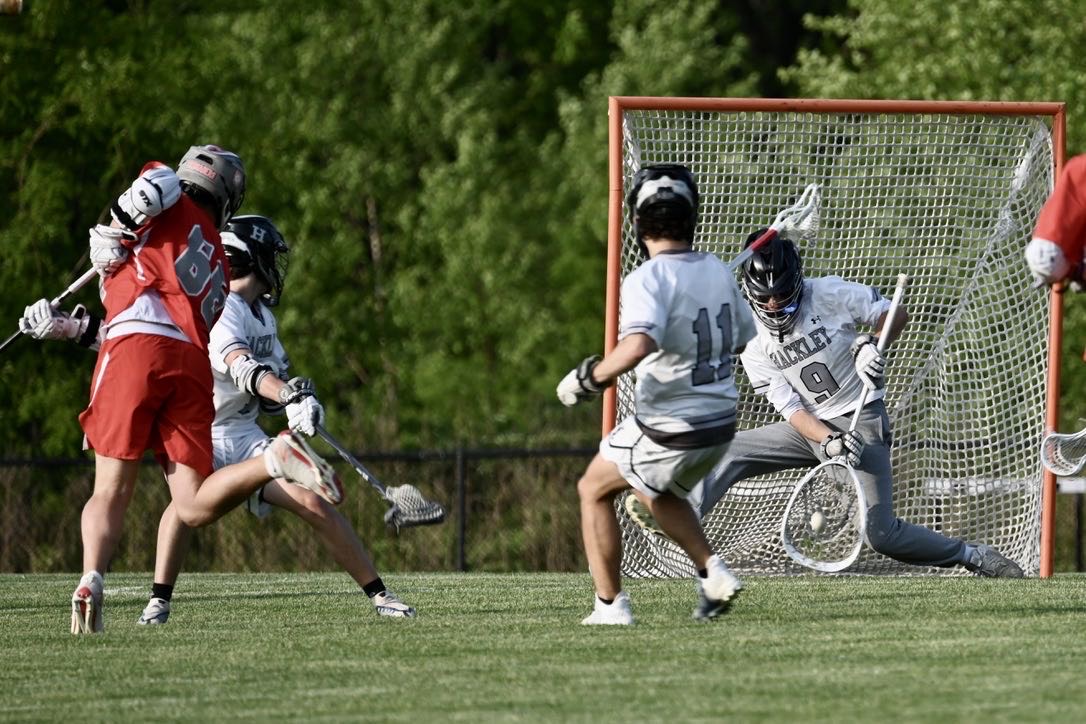 Mac makes a tremendous save against a talented Luhi team. Hackley won 9-8 after a strong defensive performance shut down Luhi. This was a big win for Hackley, having lost to Luhi in the finals a year prior.