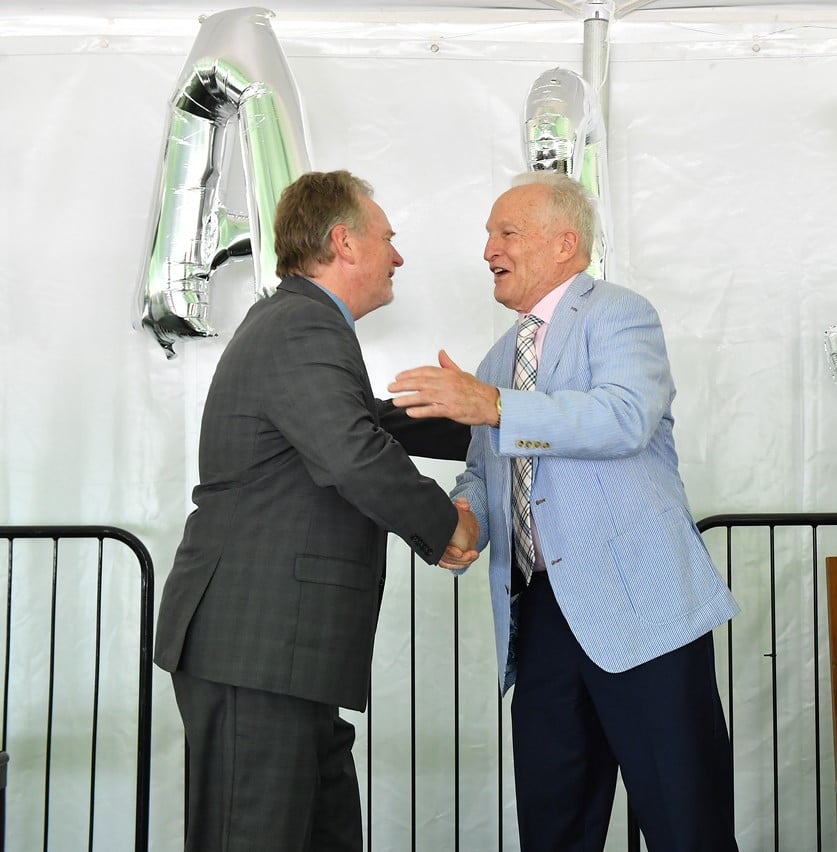 The Robert Pickert Award for Coaching Excellence is distributed yearly on Class Day to a Hackley coach. In 2021, Coach Phil Variano won the award and was presented the award by Mr. Pickert himself. 
