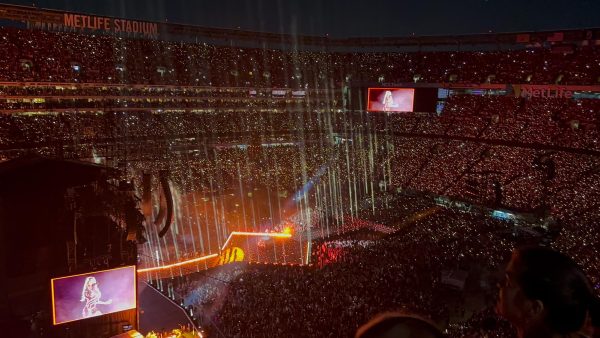 I attended the Eras Tour on Friday, May 26th, at MetLife Stadium in East Rutherford, New Jersey, the first of three shows here. She performed her three hour long setlist, including the surprise songs Maroon from Midnights and Getaway Car from Reputation with Jack Antonoff, who co-wrote and co-produced the song with Swift. The bright red colors and black bodysuit Swift wears during her Reputation set can be seen here. 