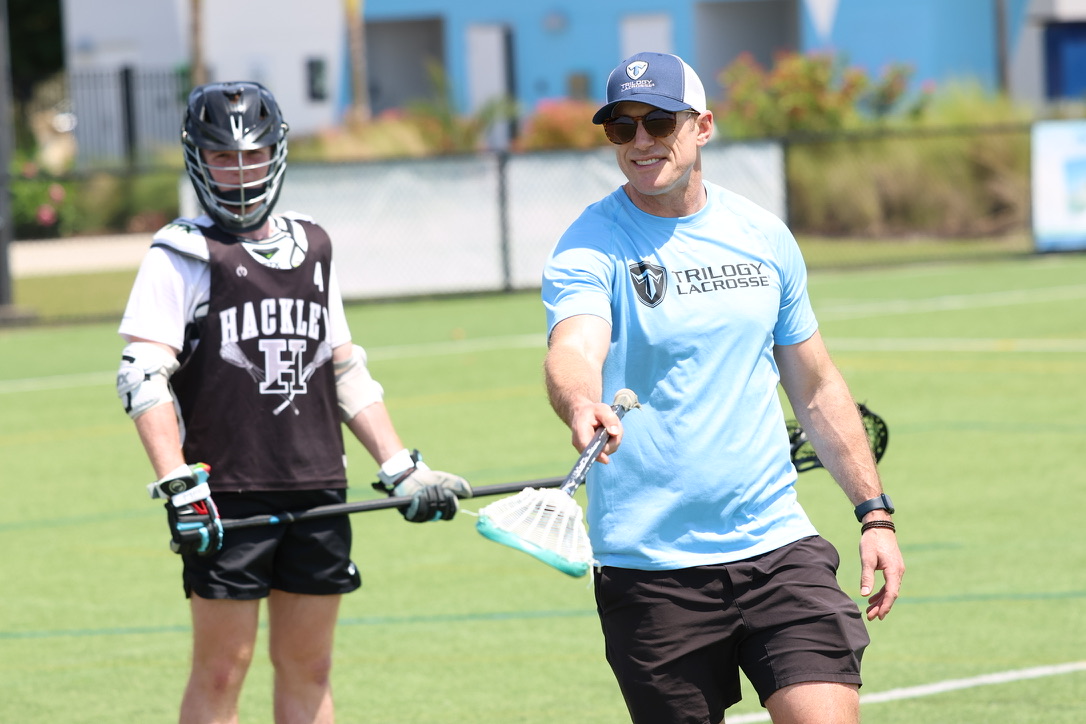 Once one of the best defenders in lacrosse, Mitch Belisle now helps pass on his knowledge to the next generation of lacrosse players. Coach Belisle taught the defense all of his tricks and tips about how to play defense against stronger and faster attackmen. 
