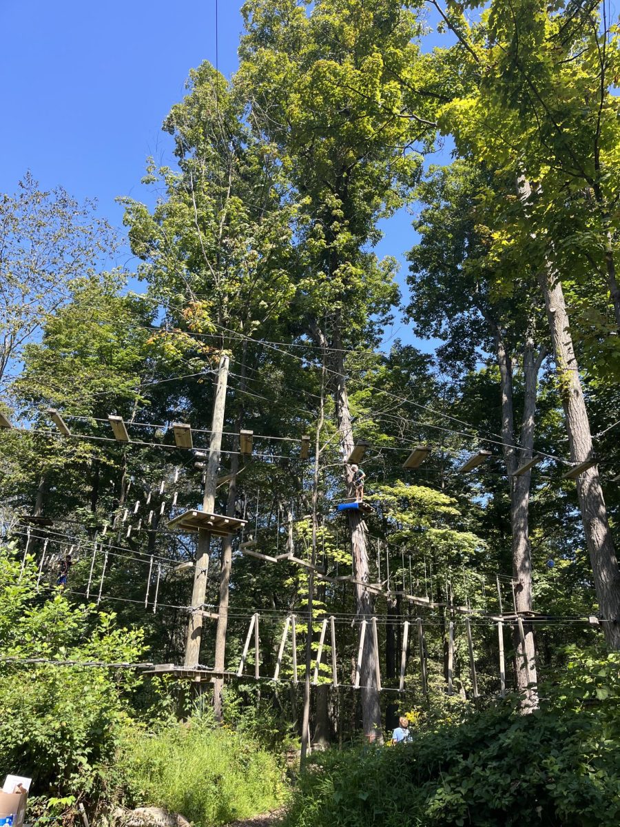 Sophomores had access to four courses that ranged in different levels of difficulty. With the ability to go onto every course, students could be physically challenged. Many courses featured various wooden and metal elements. 