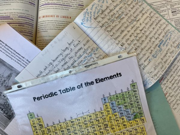 The sprawl of papers, assessments, and notes often bring students stress before exams. However, this year, most exams will have less materials with exams being earlier in the trimester.