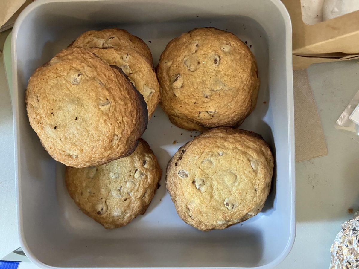 The most popular baked good at the bake sale was the classic chocolate chip cookie, with multiple varieties brought in by Hackley students.