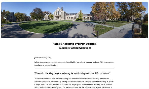 Screenshot of the FAQ document shared in the email to families. The document answered many of the "pocket" go-to questions parents asked in surveys and meetings. The document also outlined what the implementation may look like.